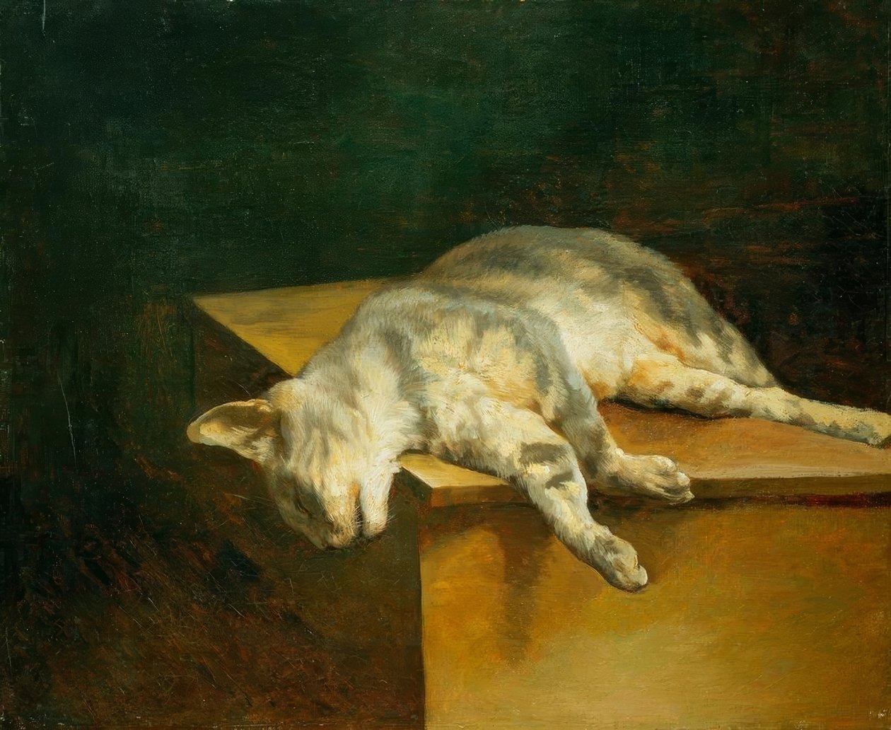 död katt av Theodore Gericault
