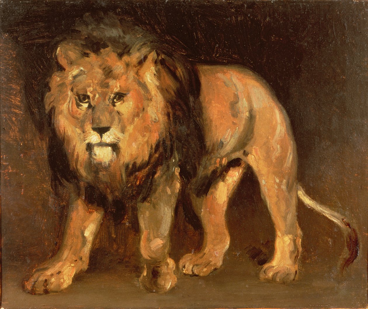 Vandrande lejon av Theodore Gericault