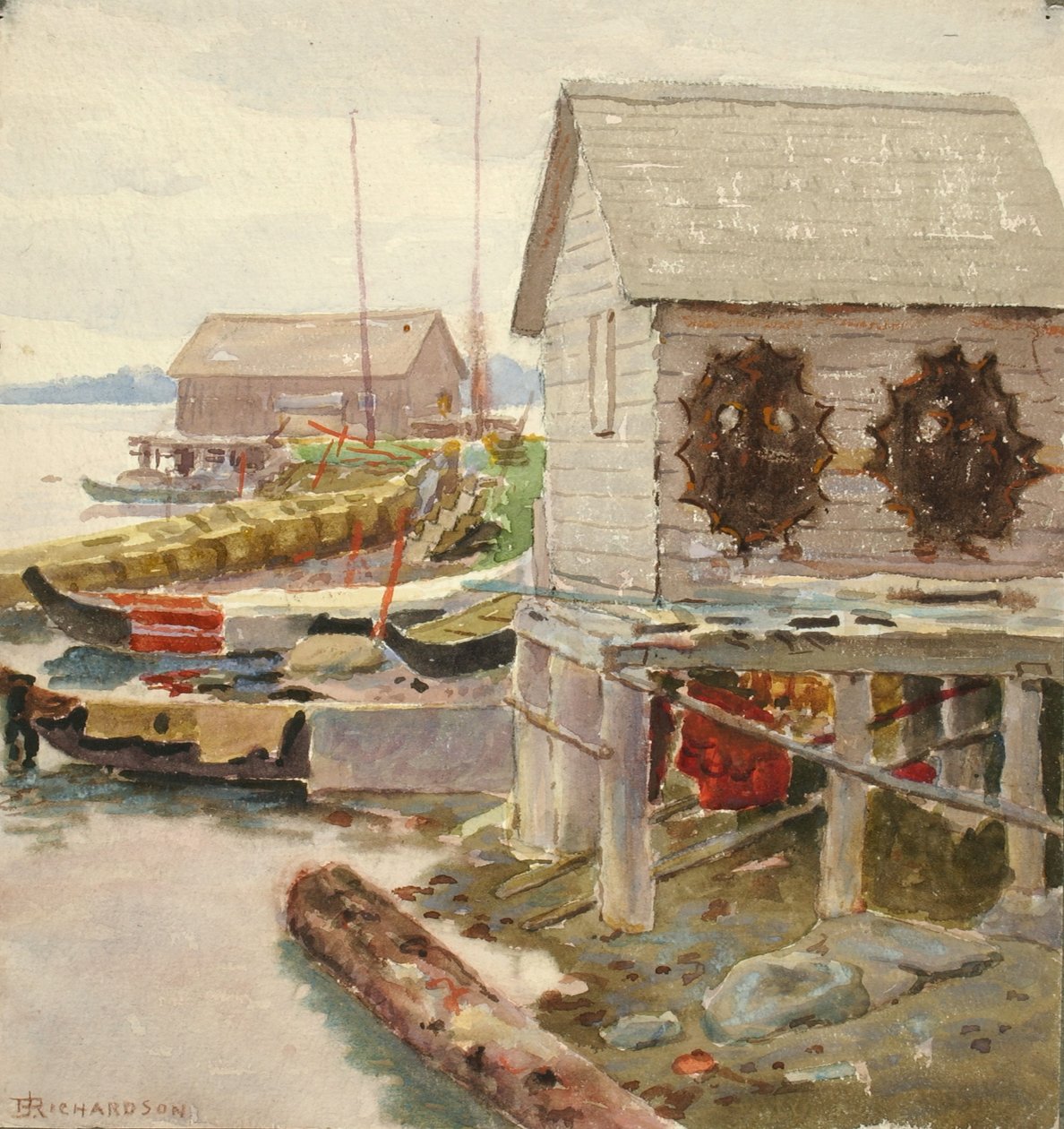 Torkning av skinn, Sitka av Theodore J. Richardson