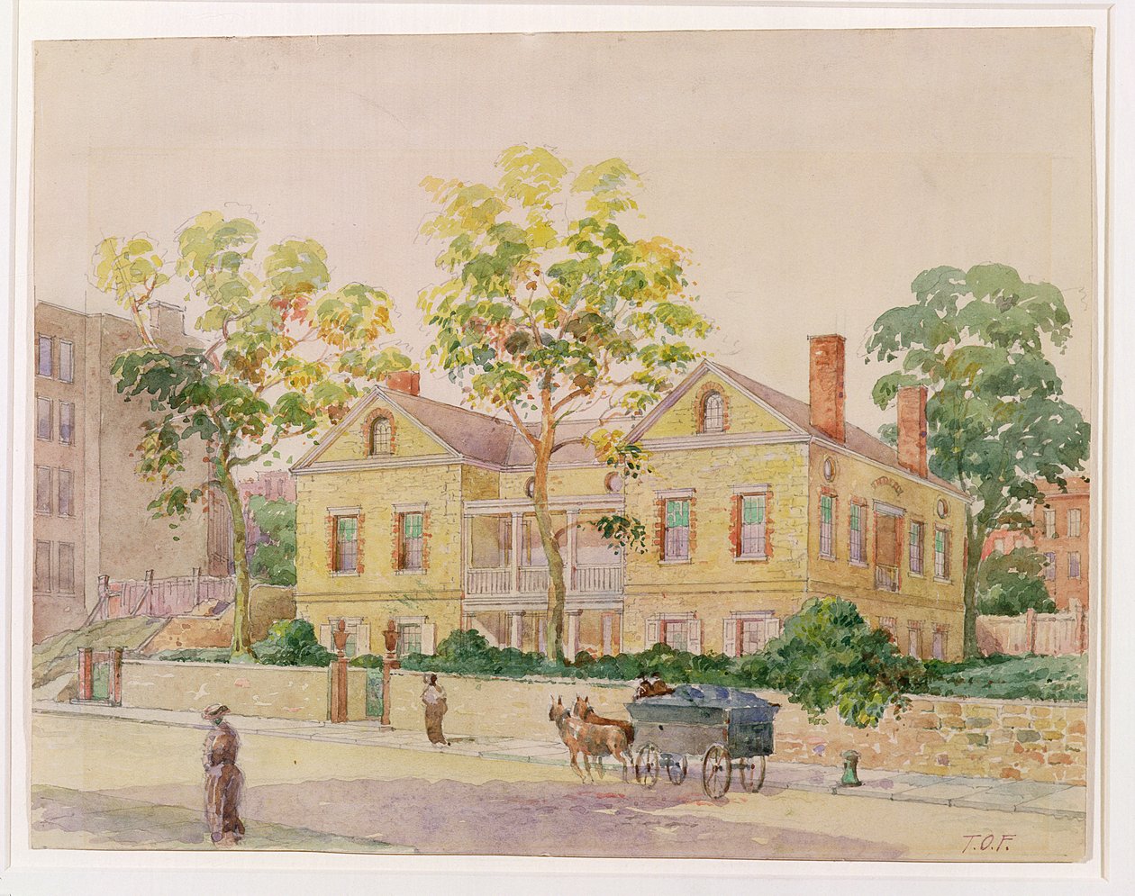 Abigail Adams Smiths hus av Theodore Oscar Fraenkel