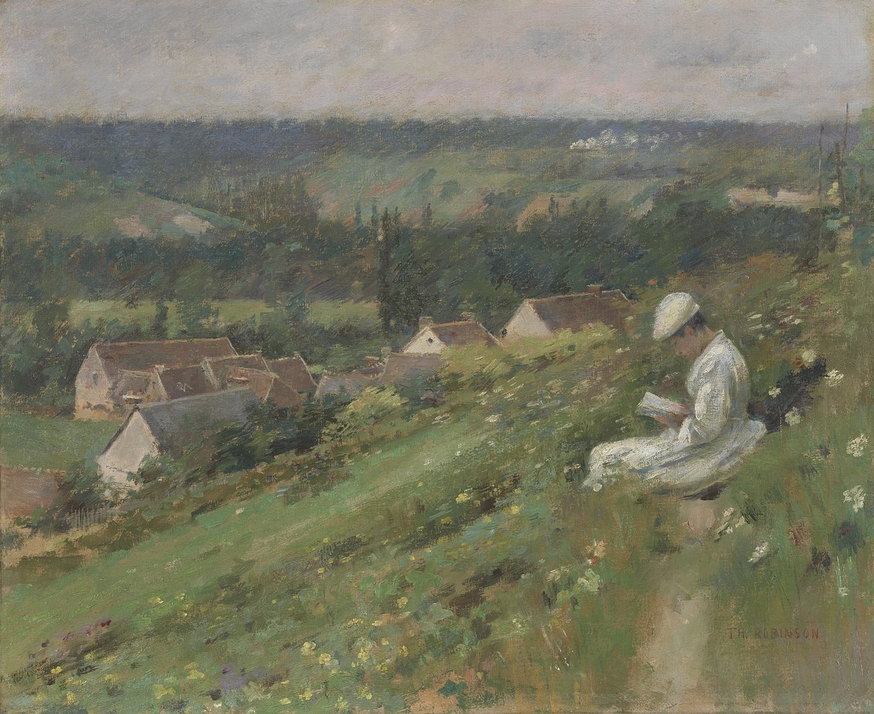 The Valley of Arconville, ca 1887 av Theodore Robinson