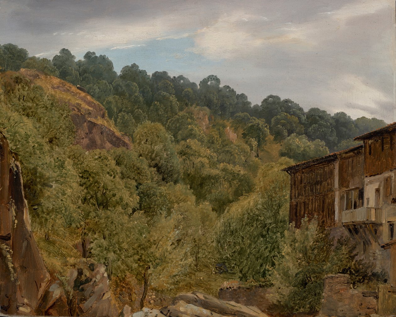 Auvergnes landsbygd av Theodore Rousseau