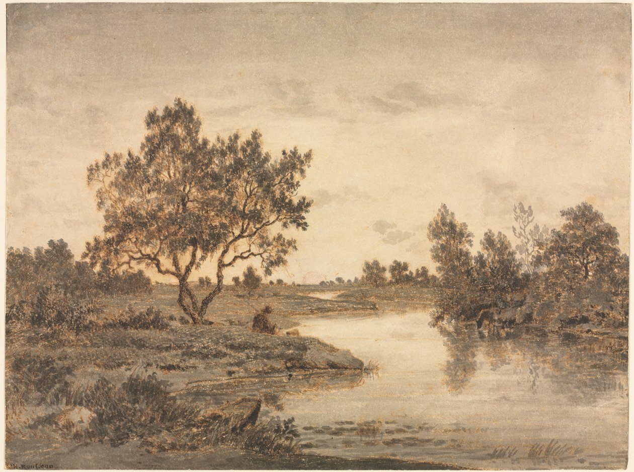 Fiskaren av Theodore Rousseau