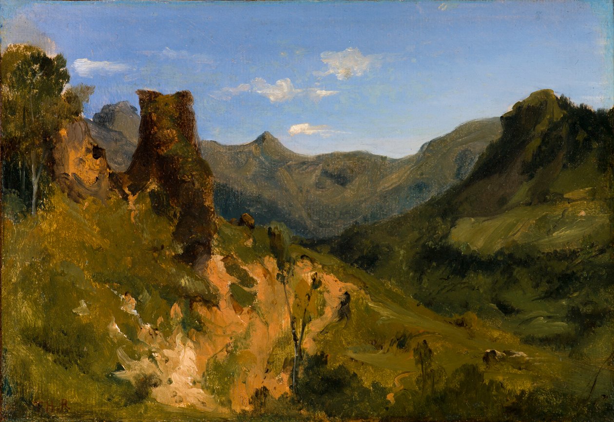 Dal i Auvergnebergen av Theodore Rousseau
