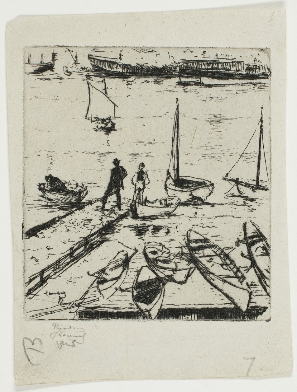 Pleasure Boats, Chelsea av Theodore Roussel