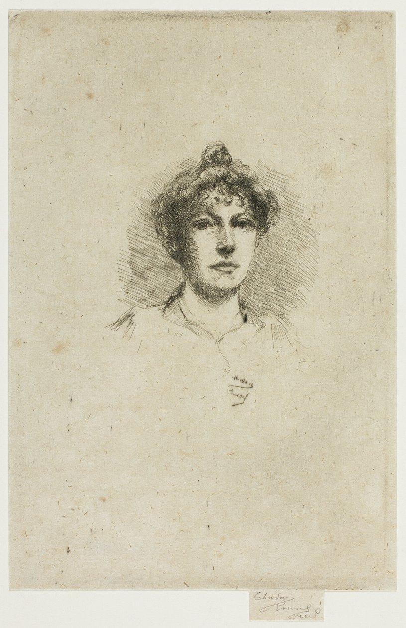Porträtt av fröken Edith Austin av Theodore Roussel