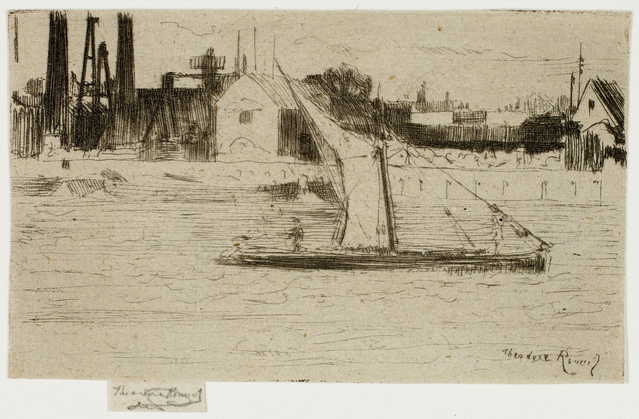 Den lilla pråmen, Chelsea av Theodore Roussel