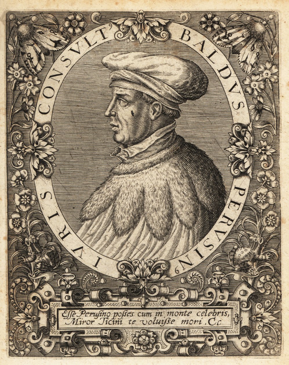 Baldus de Ubaldis av Theodore de Bry