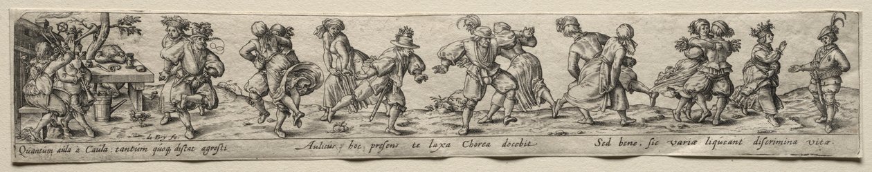 Böndernas dans. av Theodore de Bry
