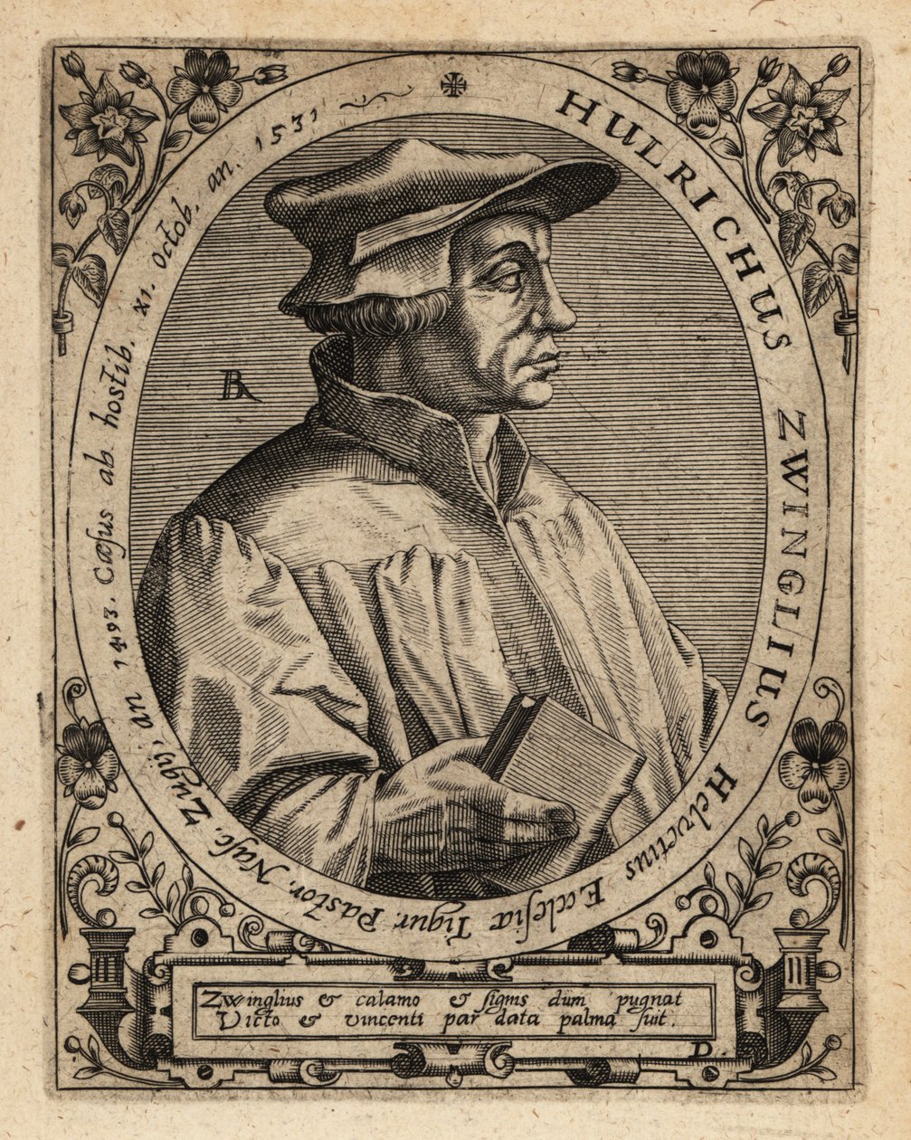 Huldrych Zwingli av Theodore de Bry