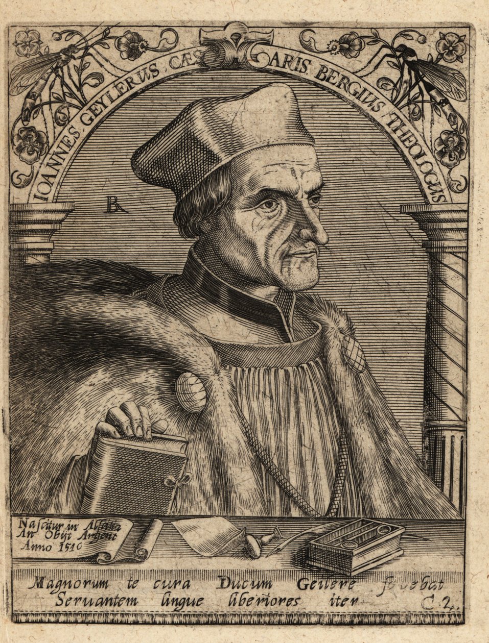 Johann Geiler från Kaisersberg av Theodore de Bry