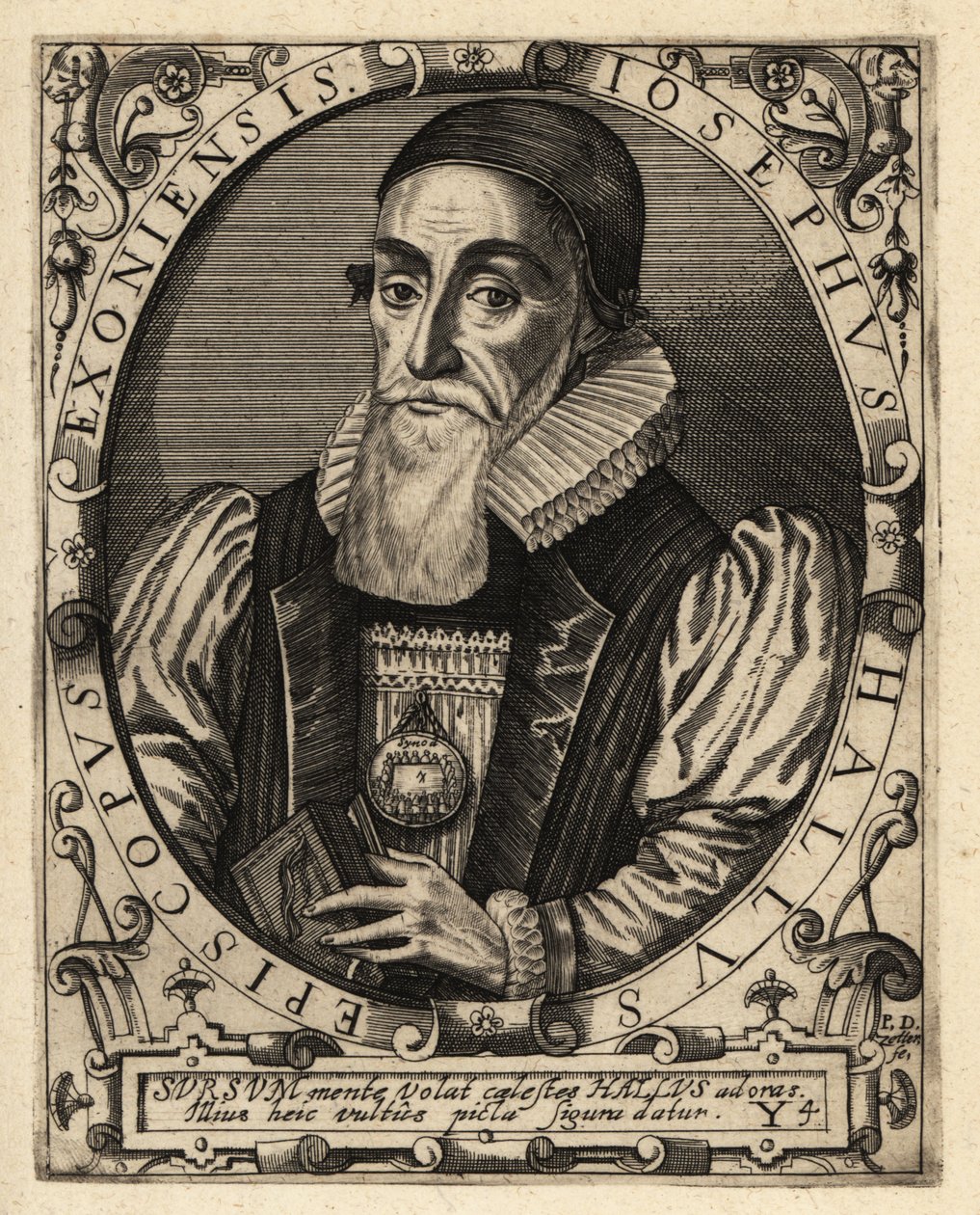 Joseph Hall av Theodore de Bry