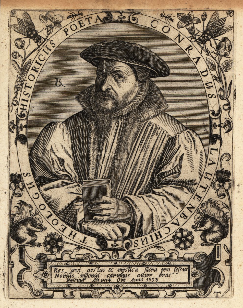 Konrad Lautenbach av Theodore de Bry