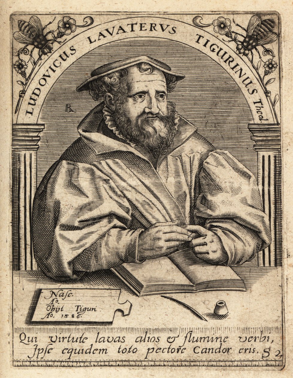 Ludwig Lavater av Theodore de Bry
