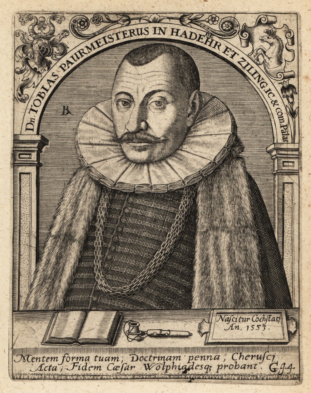 Tobias Paurmeister av Theodore de Bry