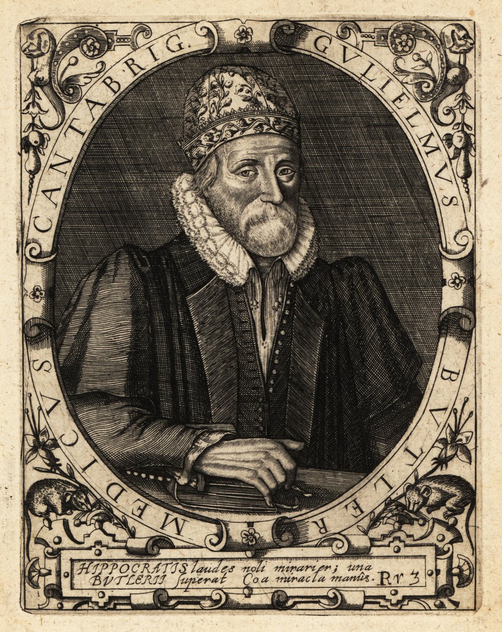 William Butler, engelsk akademiker av Theodore de Bry