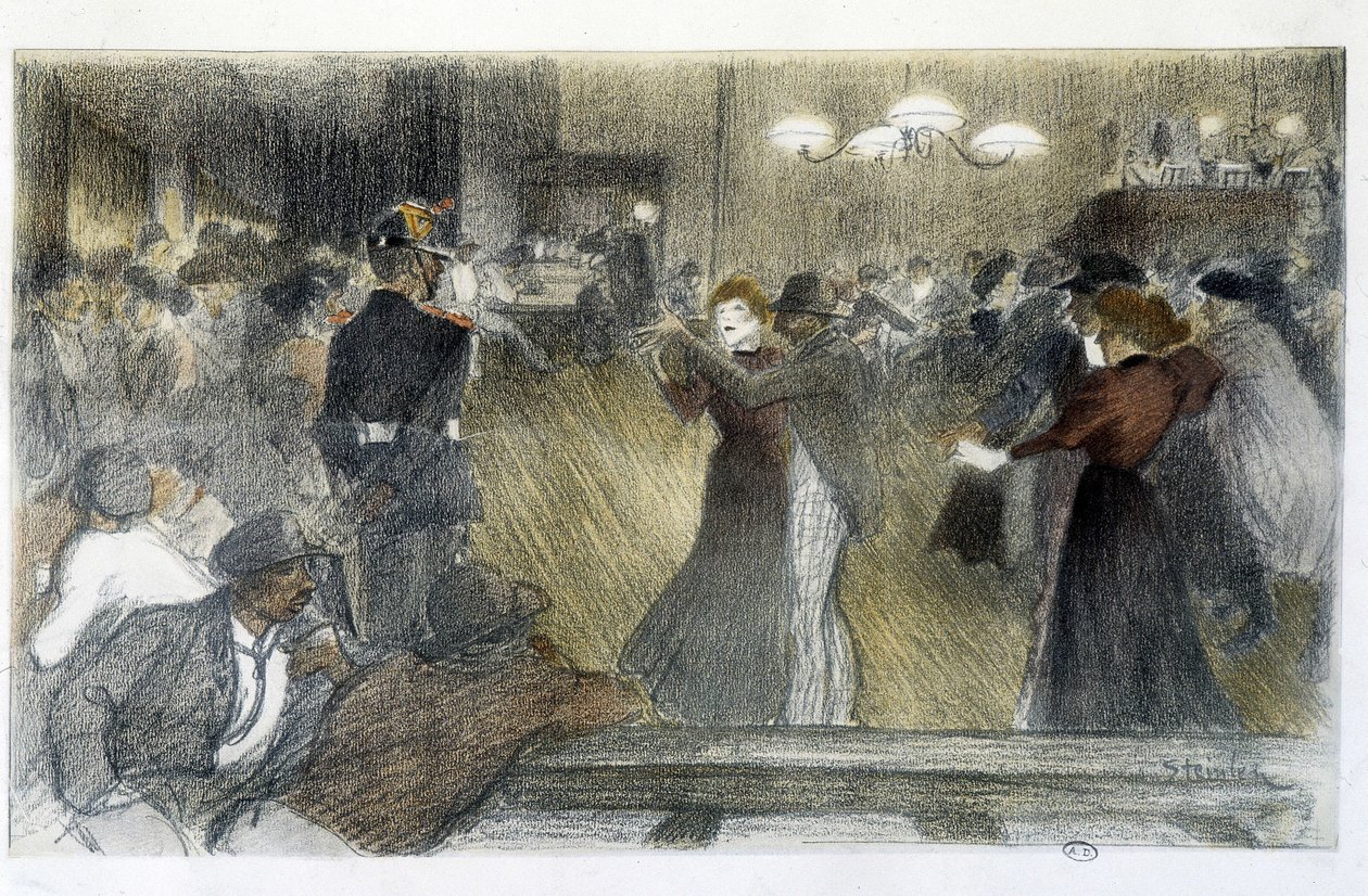 Bolla - teckning av Steinlen av Théophile Alexandre Steinlen