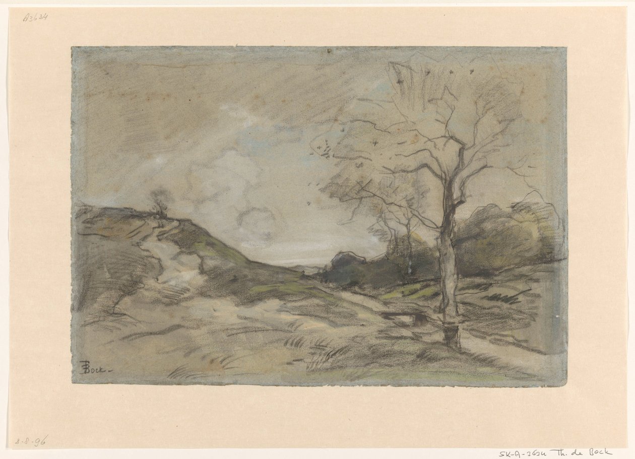 dynlandskap av Theophile de Bock