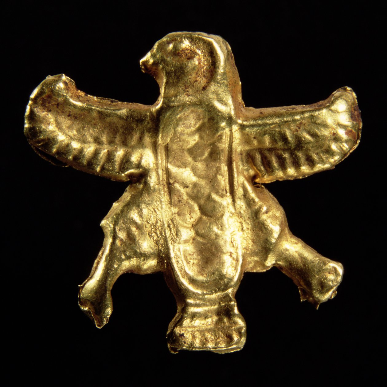 Falcon (plåtguld) av Third Intermediate Period Egyptian