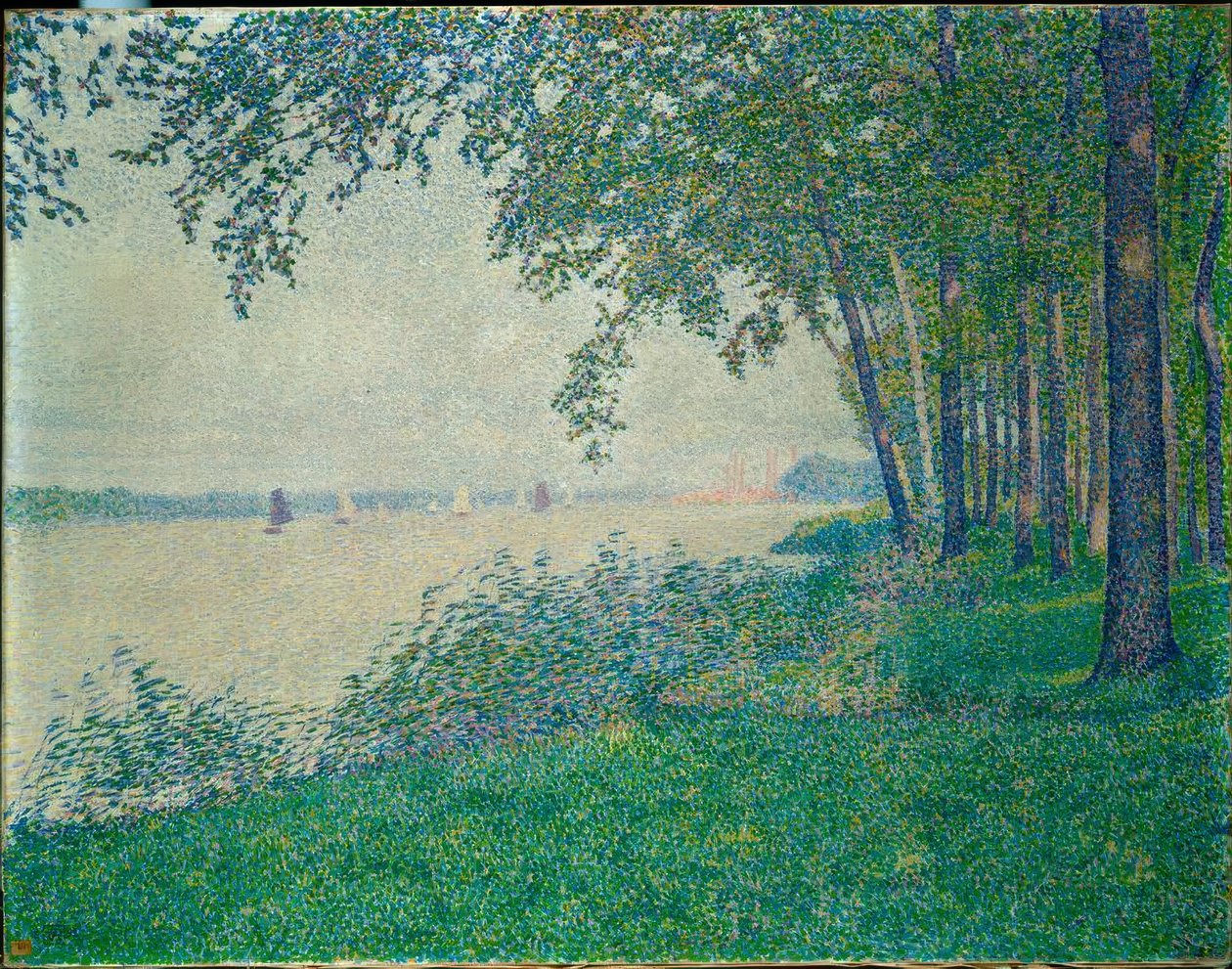 Segelbåtar av Théo van Rysselberghe