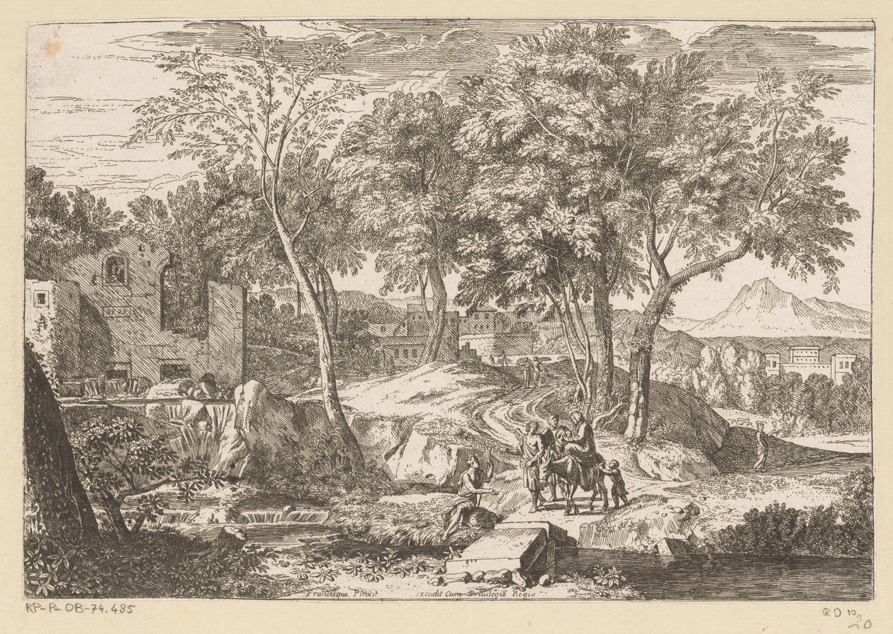 Flyg till Egypten Suite de Paysages (serietitel) av Théodore