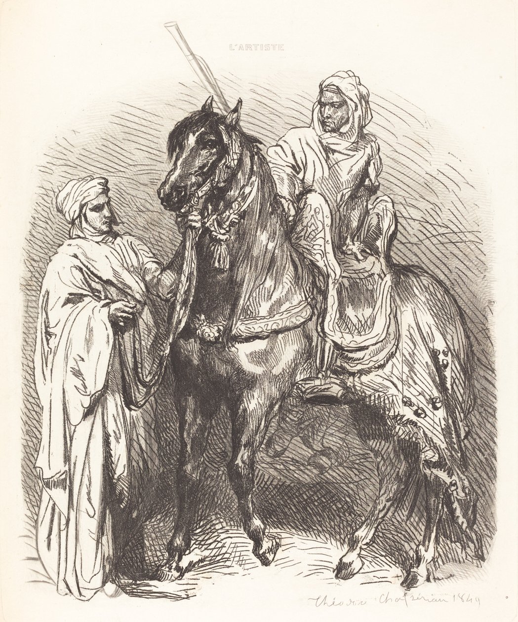 Arabisk montering av Théodore Chassériau