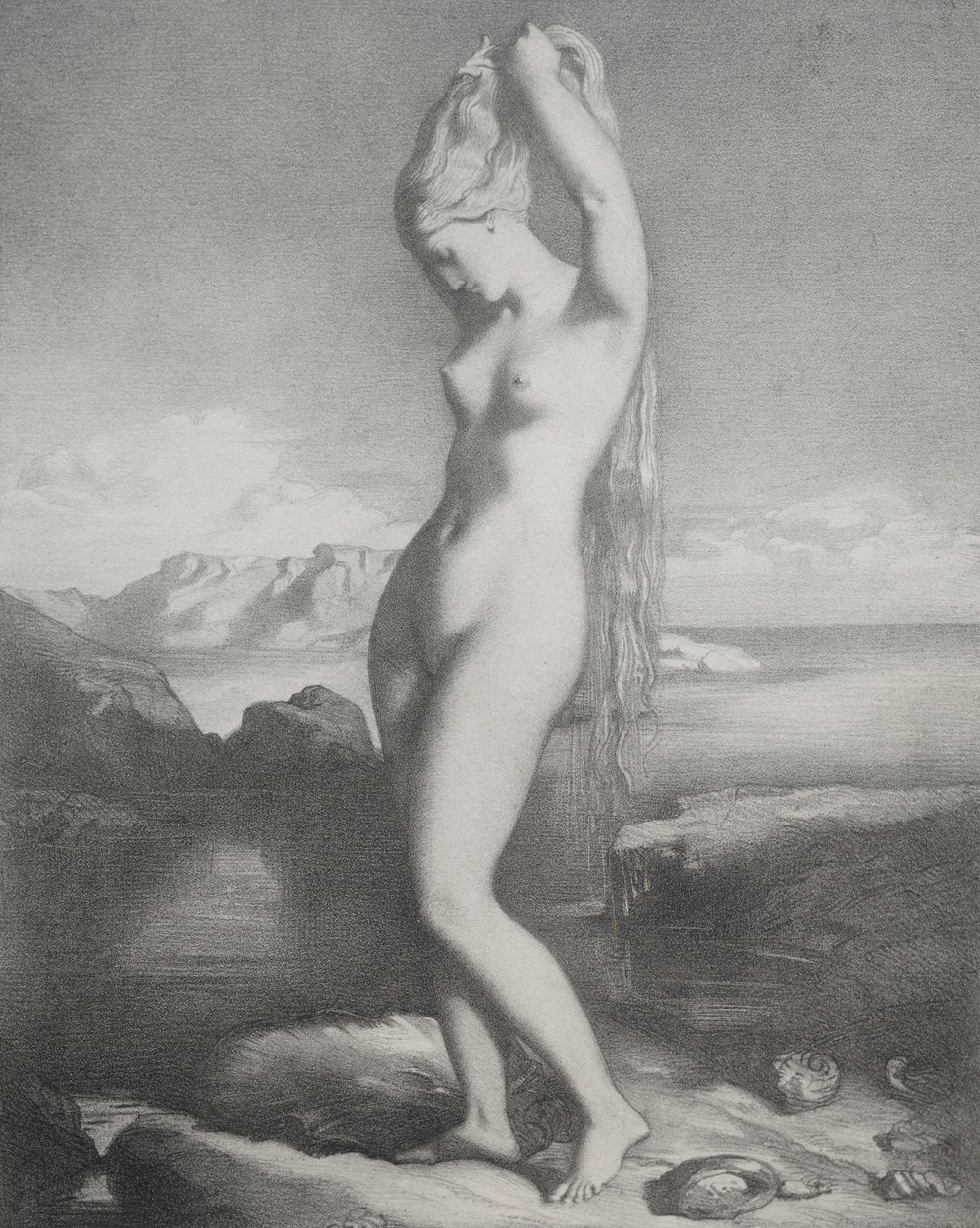 Venus Anadyomene, 1839. av Théodore Chassériau