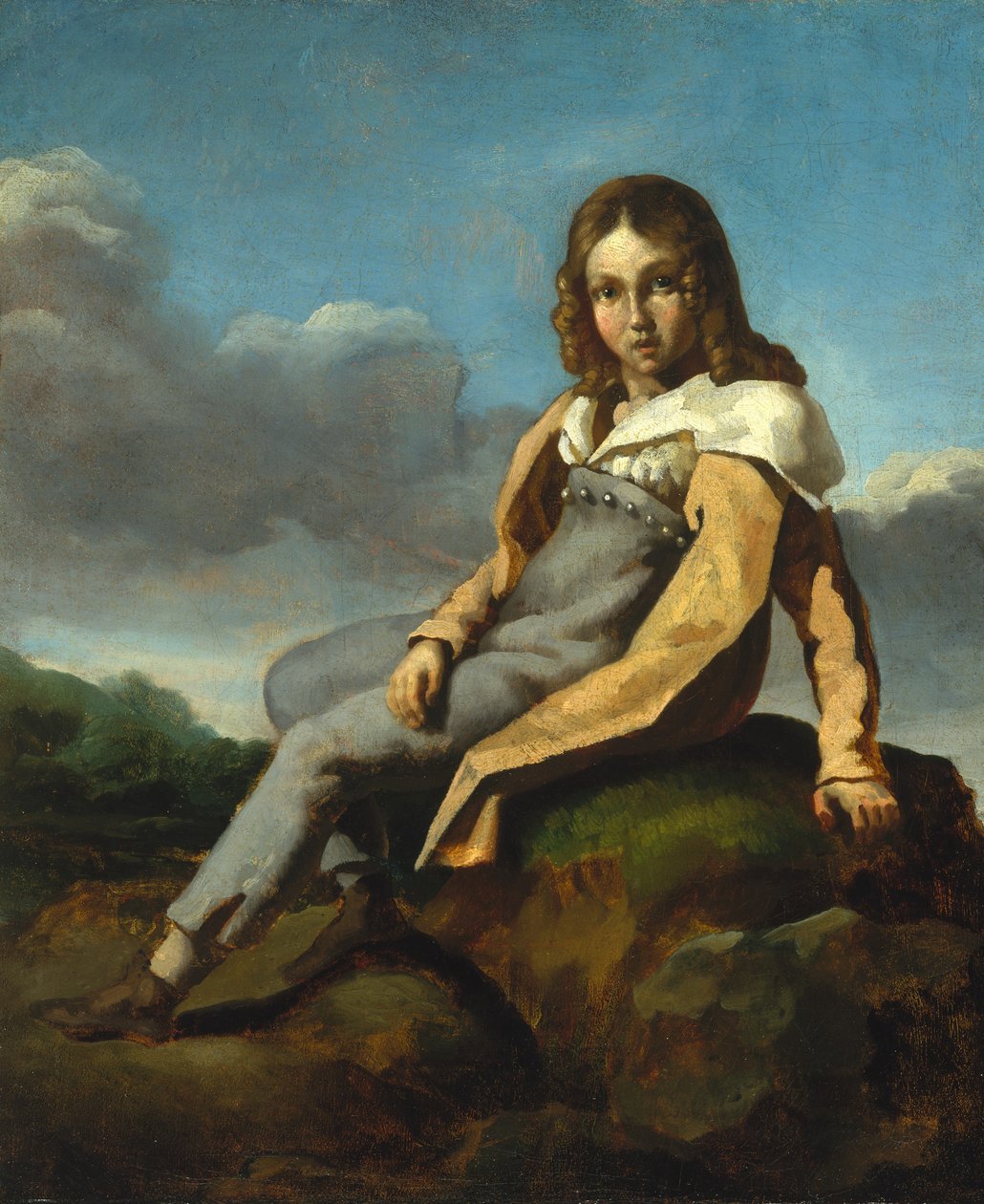 Alfred Dedreux (1810-1860) som barn av Theodore Gericault