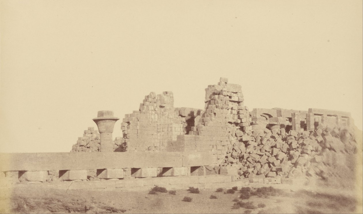 (Thothmes III Covered Walk, Karnak) av Théodule Devéria