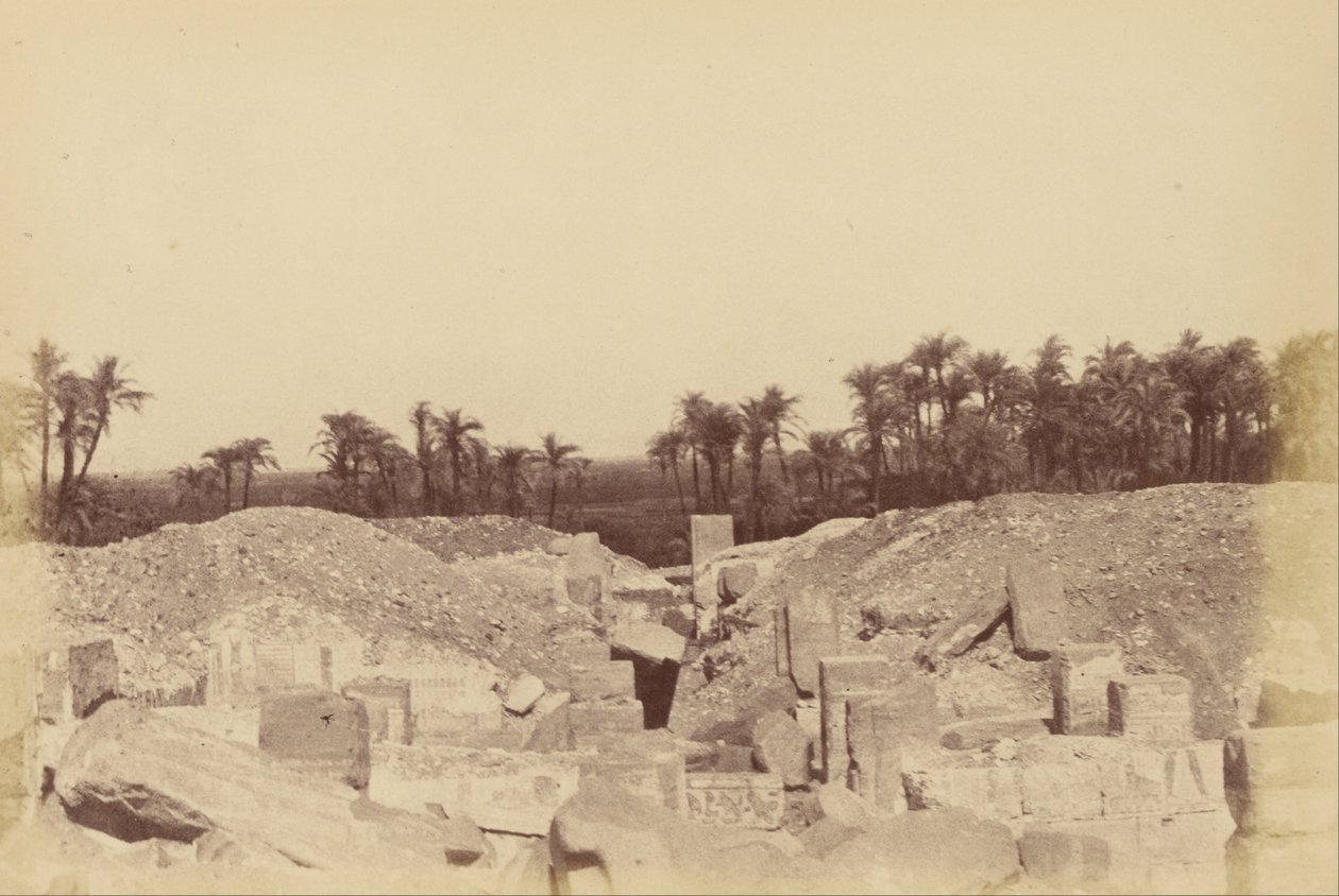 Abydos, litet tempel av Théodule Devéria