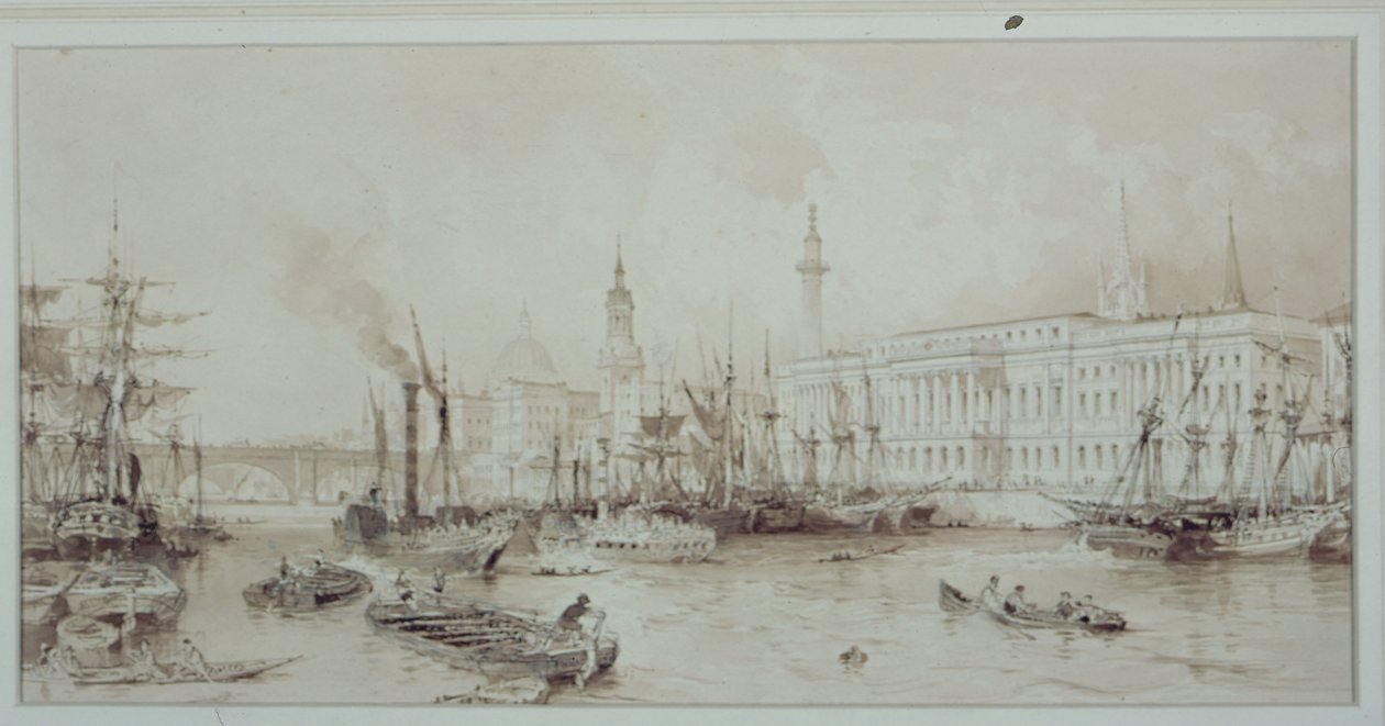 Bandari ya Londonswed av Thomas Allom