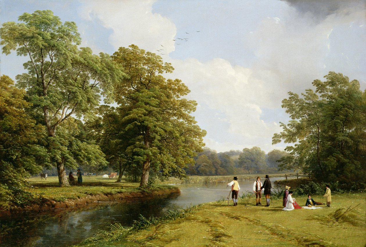 En picknick i Stoneleigh Park av Thomas Baker