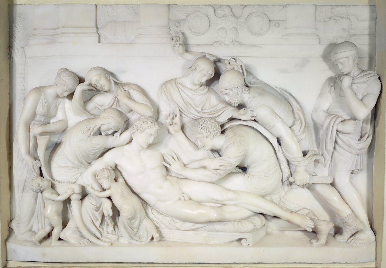 Germanicus död, ca 1774 (marmor) av Thomas Banks