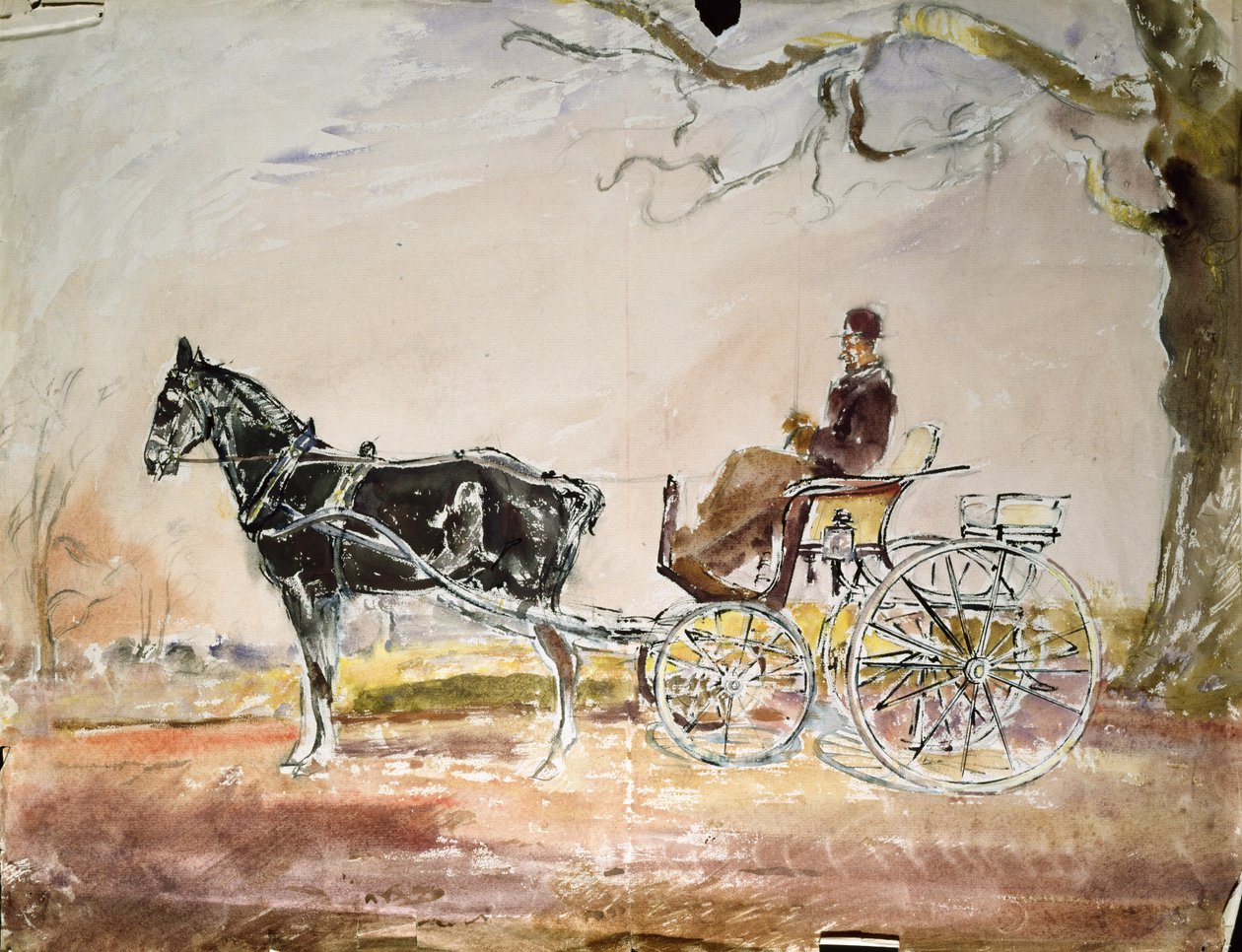 Visa Phaeton (wc på papper) av Thomas Barclay Hennell