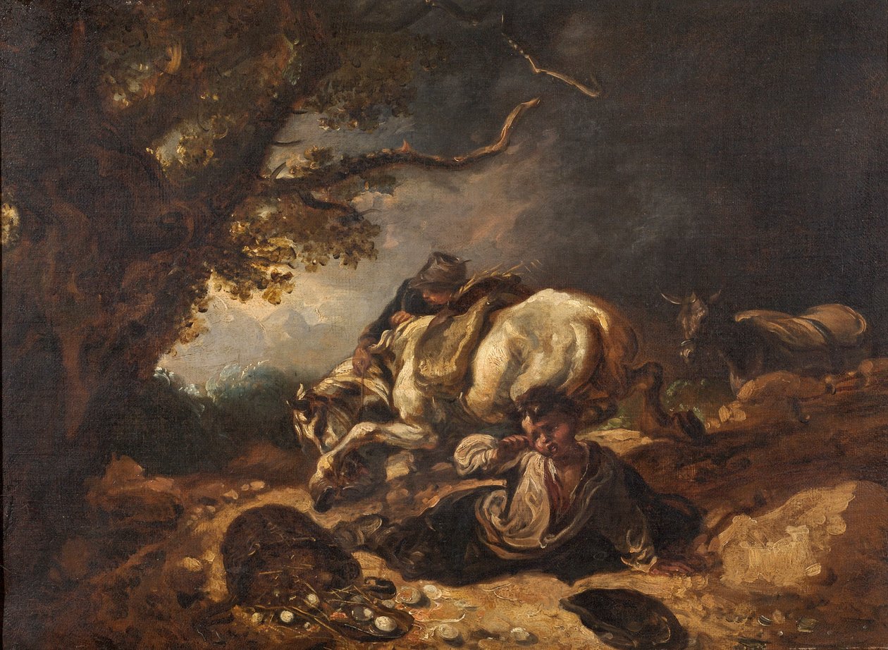Ett missöde för att marknadsföra ägg av Thomas Barker of Bath