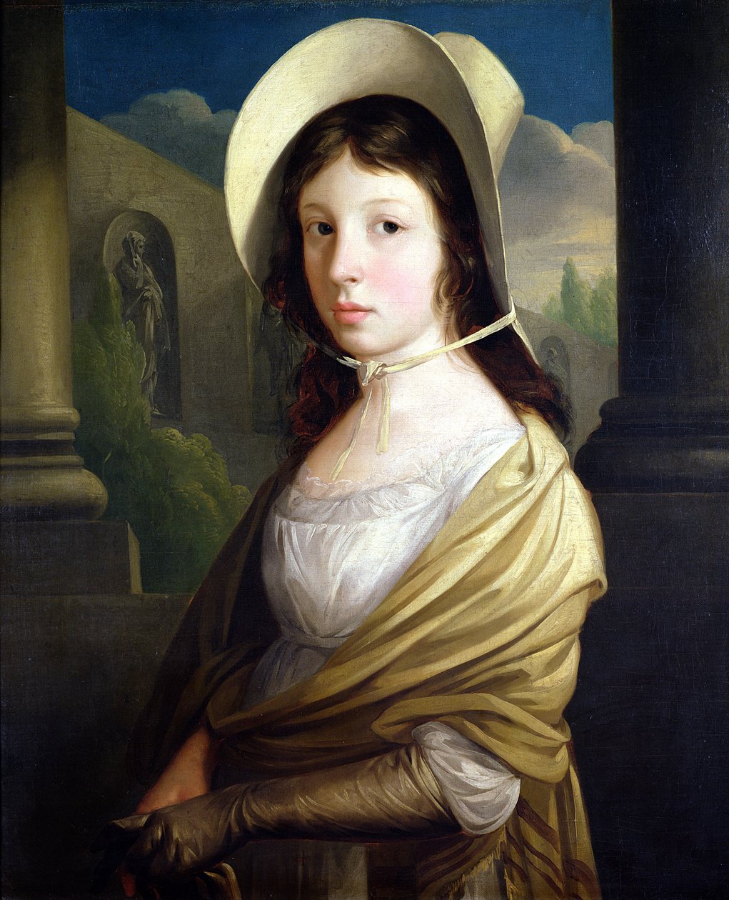Priscilla Jones, ca 1802 av Thomas Barker of Bath