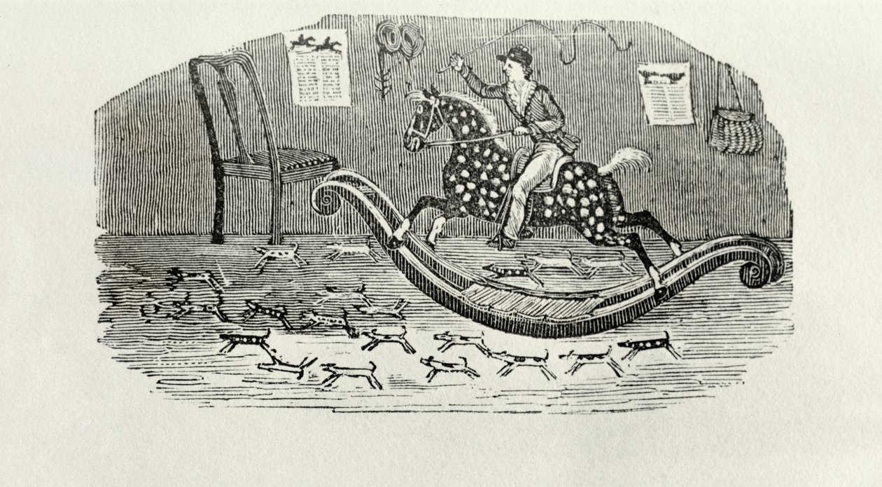 A Young Gentleman Sportsman (trägravyr) av Thomas Bewick