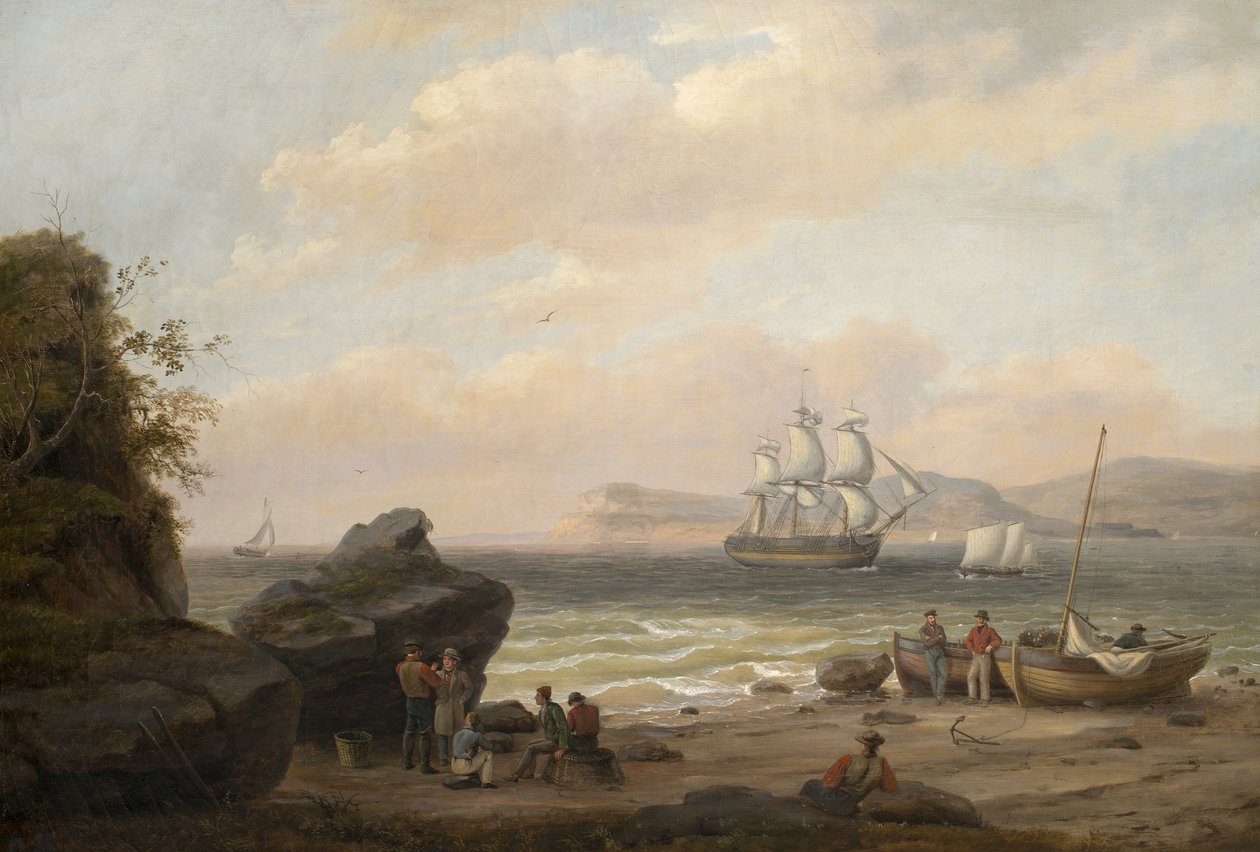 Havsutsikt, 1835 av Thomas Birch