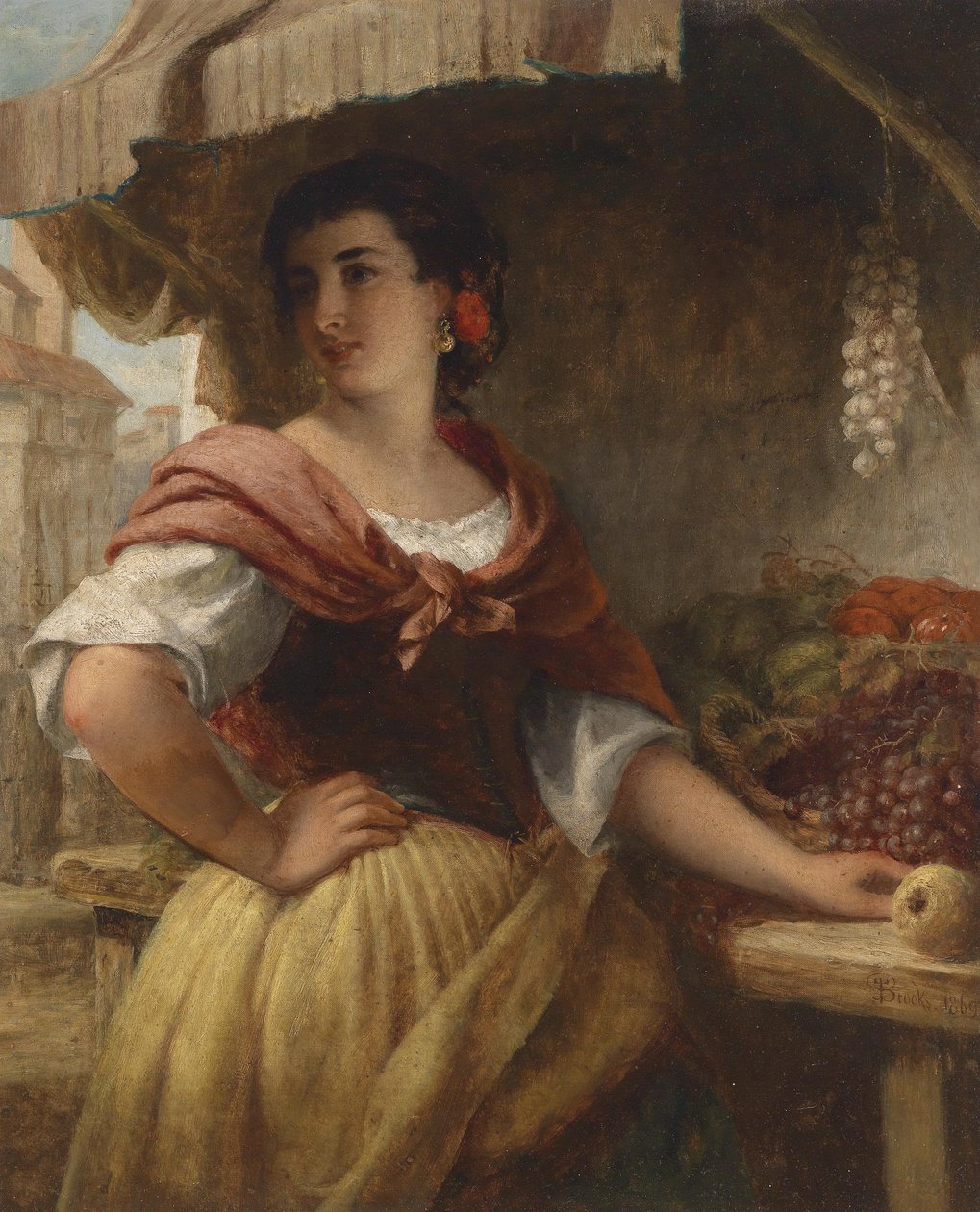 Die Obstverkäuferin av Thomas Brooks