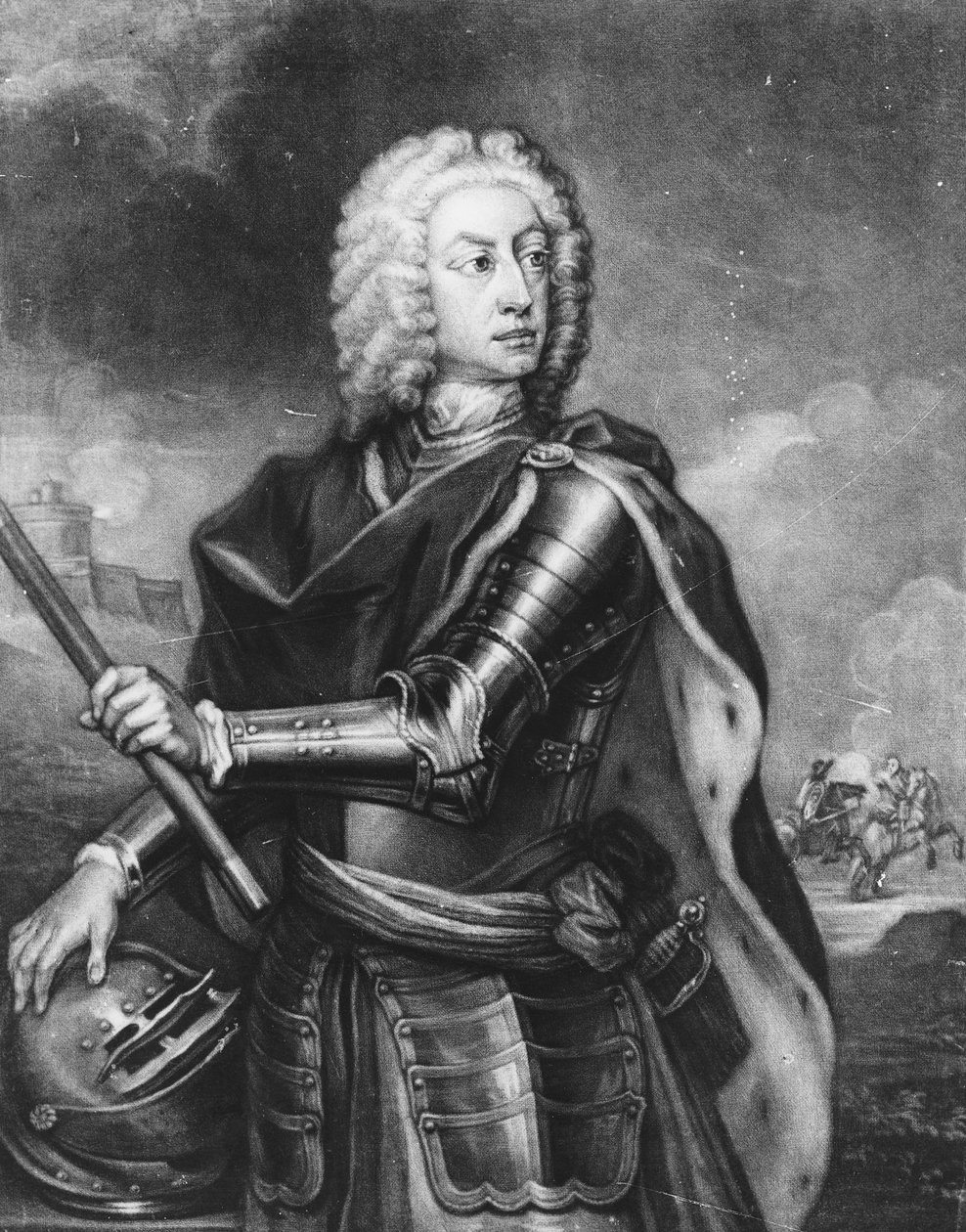 James Oglethorpe, 1741 (mezzotint) av Thomas Burford