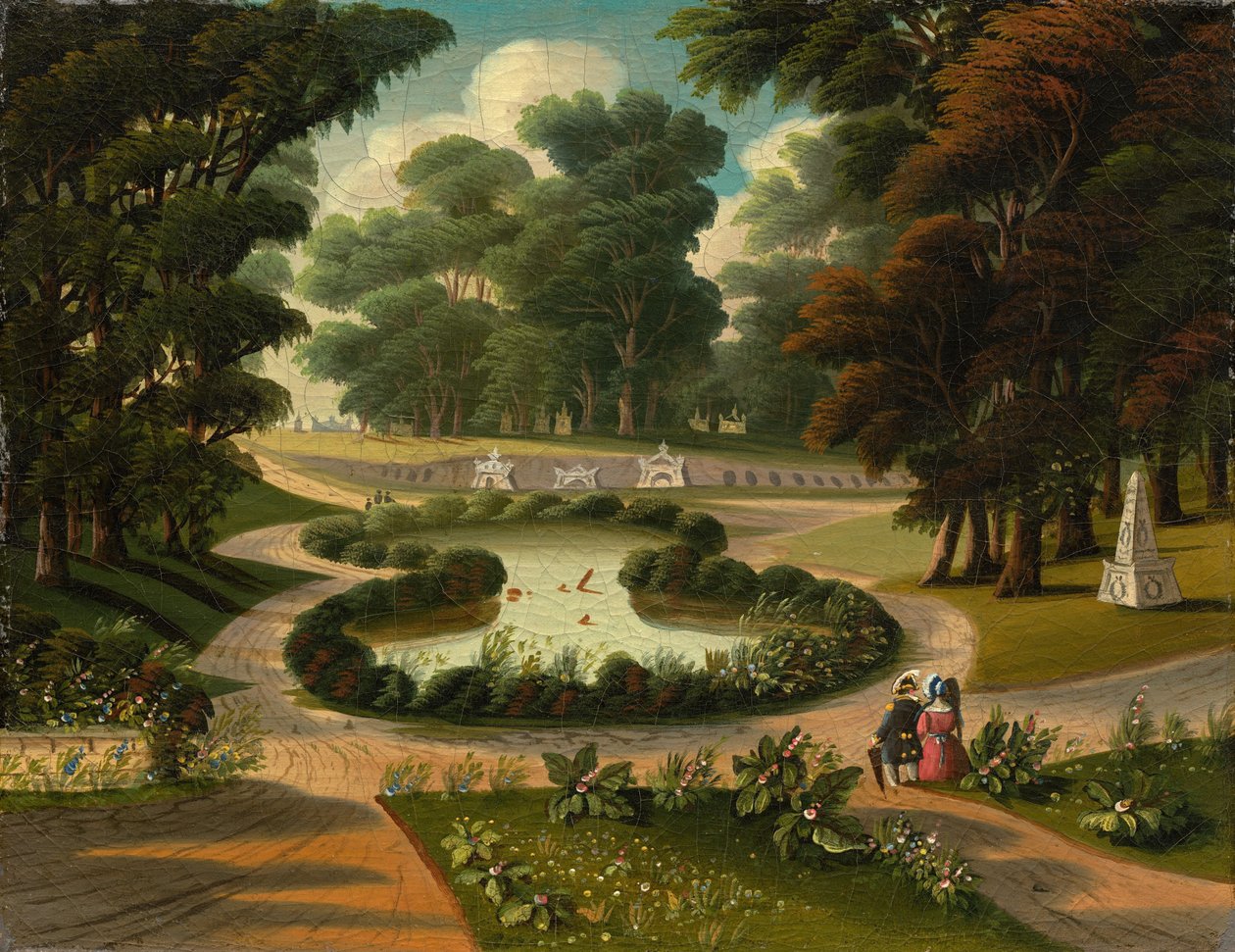 Mount Auburn Cemetery av Thomas Chambers