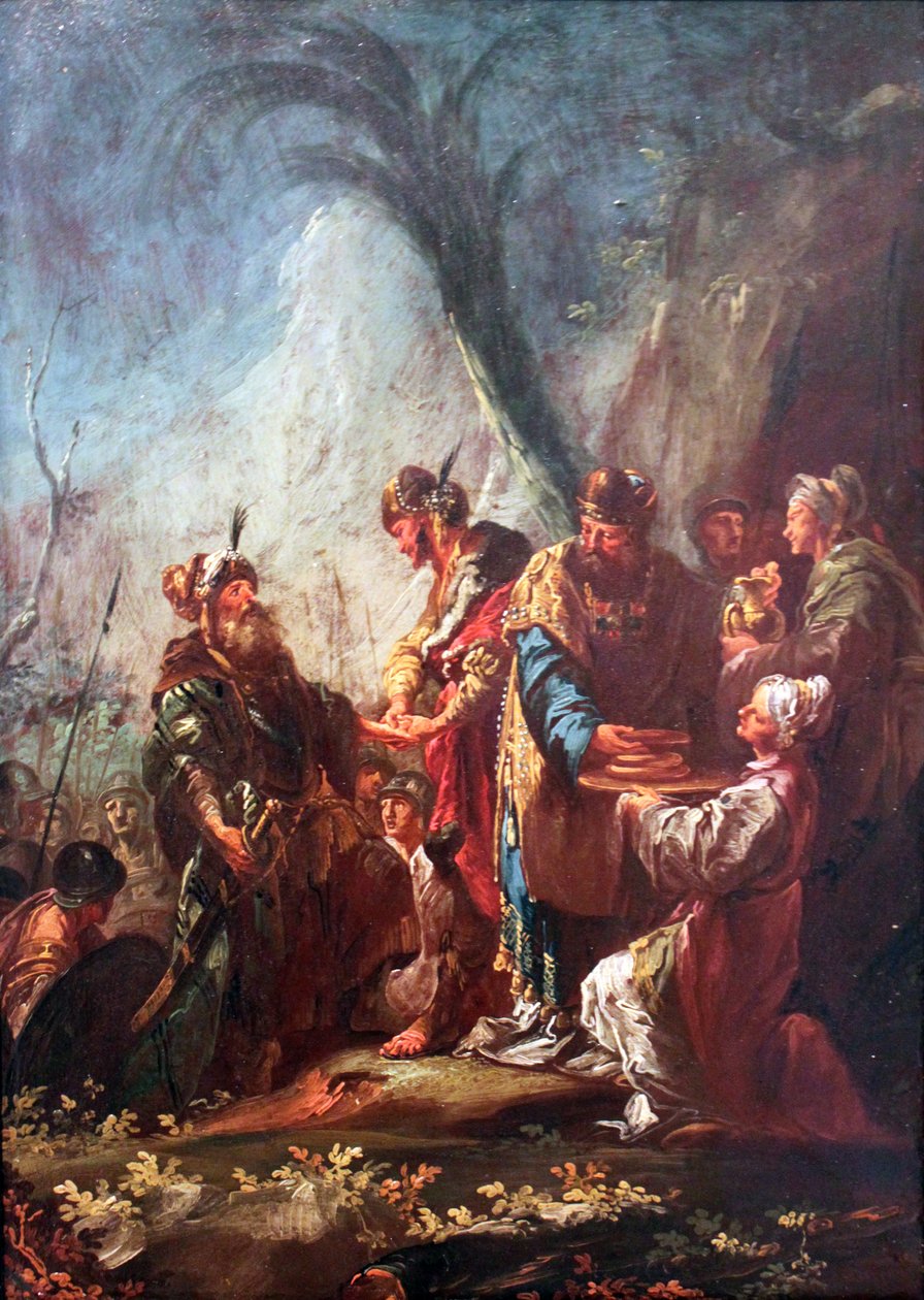 Abraham och Melkisedek av Thomas Christian Wink