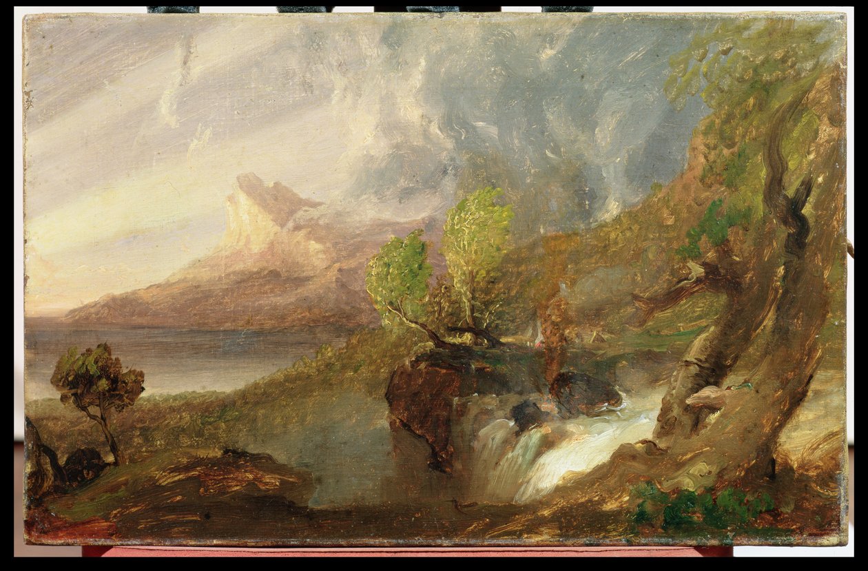 Studera för en vild scen, 1831 av Thomas Cole