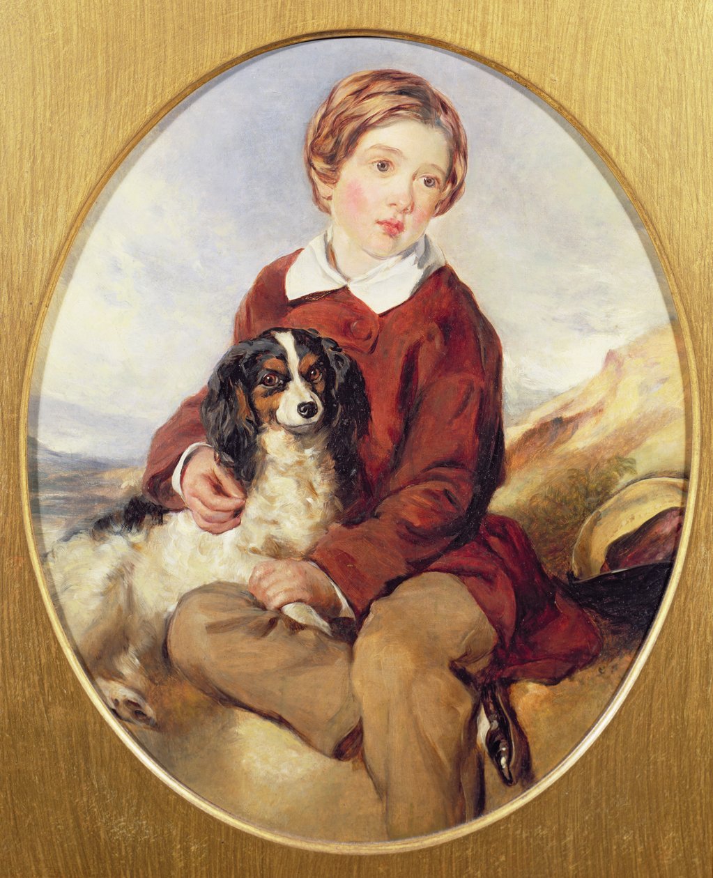 Konstnärens son Walter av Thomas Crane