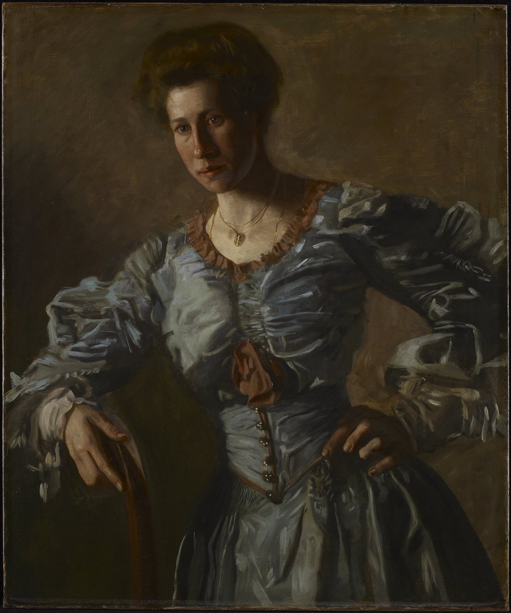 Portrait of Elizabeth L. Burton av Thomas Eakins