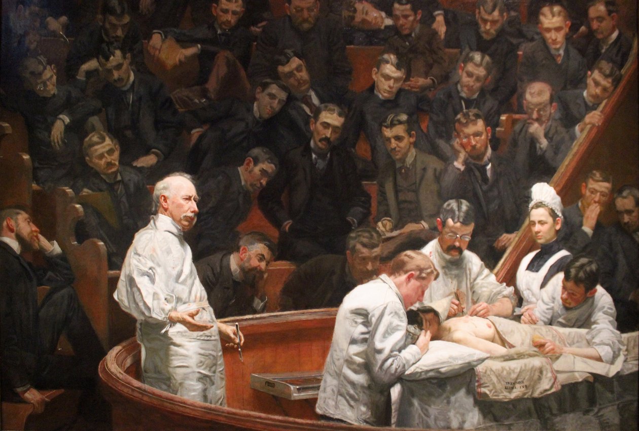 Agnew-kliniken av Thomas Eakins