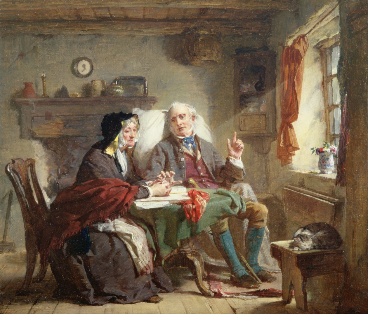 Svåra tider av Thomas Faed