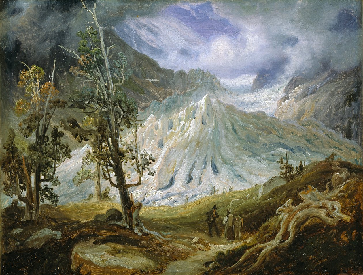 Grindelwaldgletscher av Thomas Fearnley