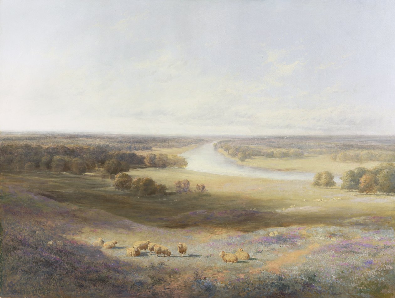 Utsikt över Richmond av Thomas Francis Wainewright