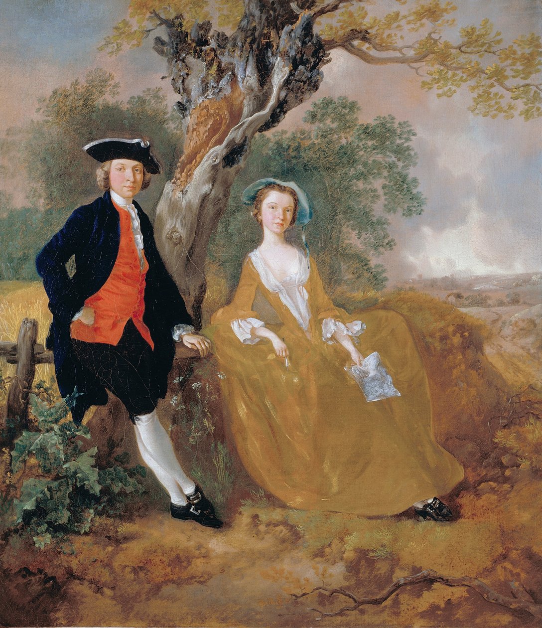 Ett par i ett landskap av Thomas Gainsborough